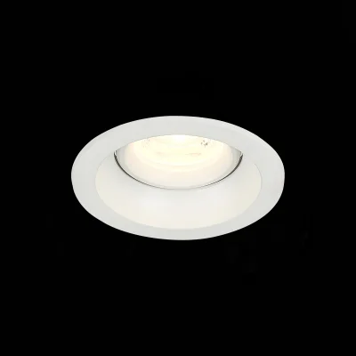 Св-к встр. Белый GU10 1*50W  D94xH40 220V Без ламп Встраиваемые светильники_7