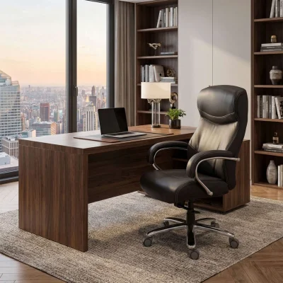 Кресло поворотное MARSHAL, ECO, черный_3