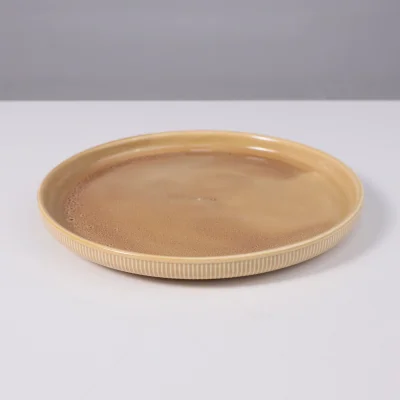 Блюдо STRIA, фарфор, пшеничный, d26,5*3см_11