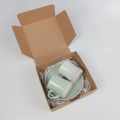 Подарочный бокс №5 (Кружка (2 шт.) + Блюдо малое (2 шт.) + Подарочная упаковка)_7