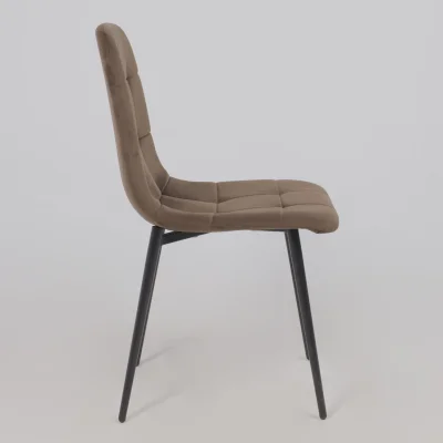 Стул AV 406-N, шоколадный бархат Confetti chocolate/черный_12