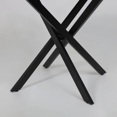 Стол РИГА, D950, Дуб Велингтон/Черный_11