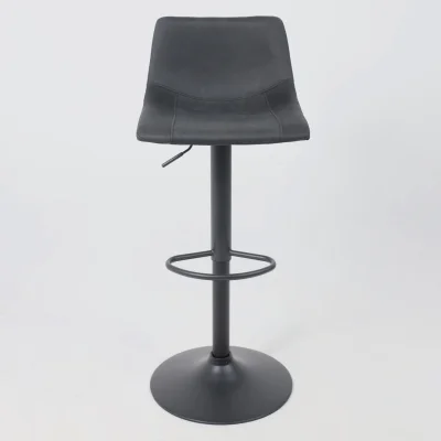 Стул барный BEN, ткань,  черный/черный_11