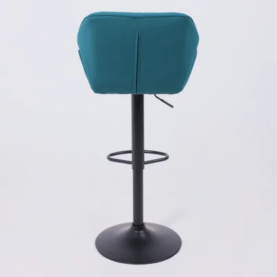 Кресло барное BERLIN GB, Velutto 20 бирюзовый велюр/черный_14