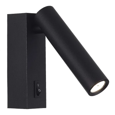 Светильник настенный ST-Luce Черный/Черный LED 1*5W 3000K Настенные светильники фотография