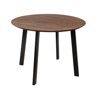 Стол ЭЛЬБРУС, d100*74, дуб мореный/черный (ПР-4 DSW (Т27) (02) КС-60) фотография