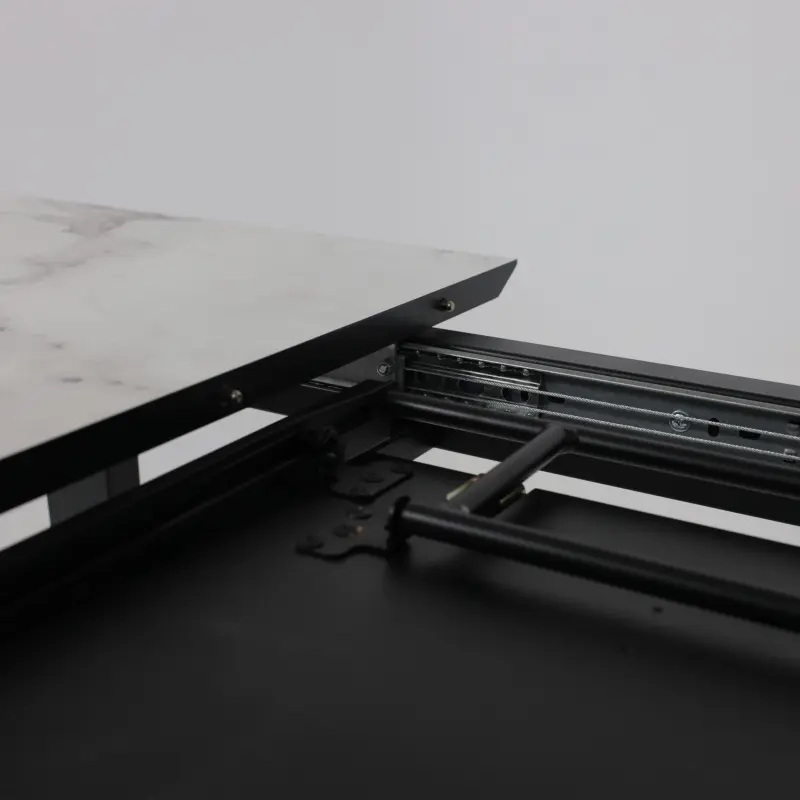 Стол AV 1208, HPL+МДФ, раздвижной 1200 (1600)*800 Виктори натуральный/черный_preview_15
