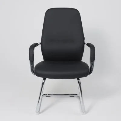 Стул VELLA, черная экокожа/хромированный металл_2