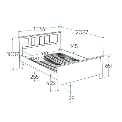 Спальня Сага, серый. Комплект №3_10