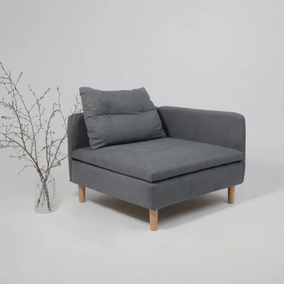 Модуль кресло угловое Линту Prince Ash, серый_10