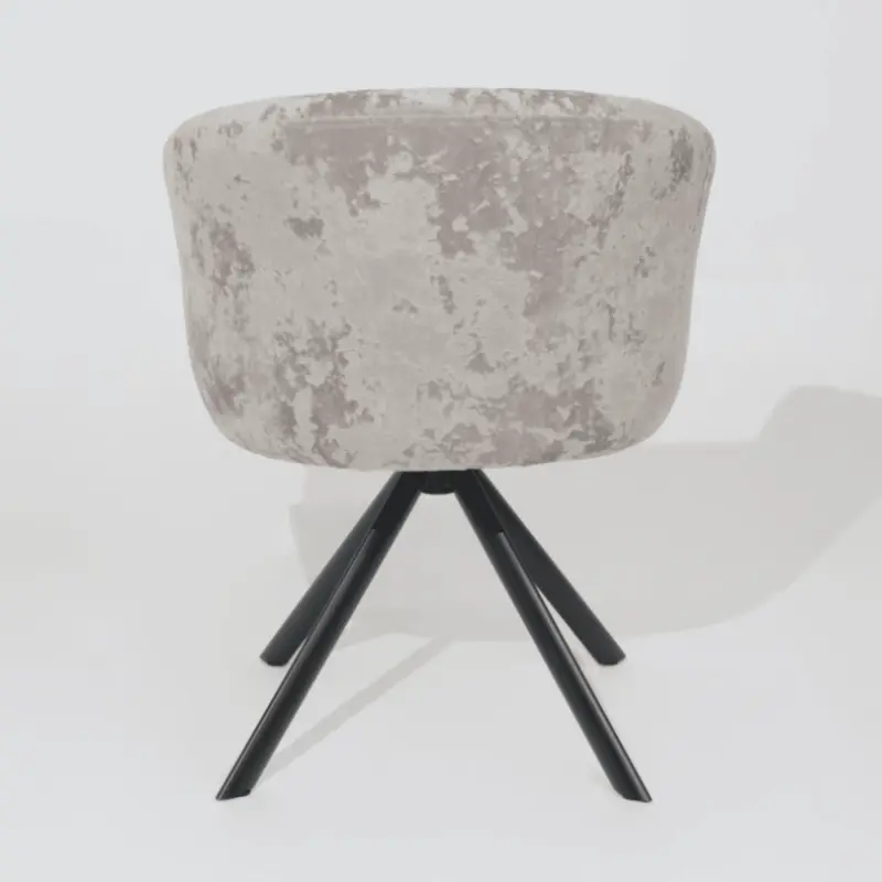 Стул SHELLY-R 360, m04 GREY BEIGE LUX\черный_preview_5