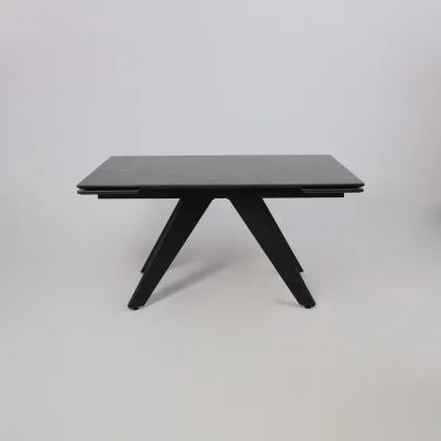 Стол AV 2122, МДФ+керамика, раздвижной 1400 (2000)*850 черный, матовый SHAKESPEARE/черный_18