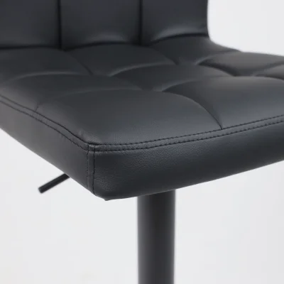 Стул барный LOGOS, экокожа, черный/черный_8