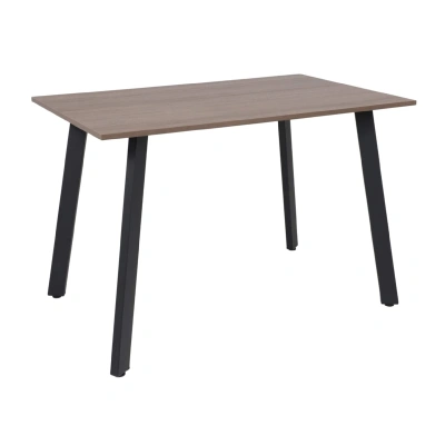 Стол СВАРОГ, 1100х680х750, Гикори Прадо / черный фотография