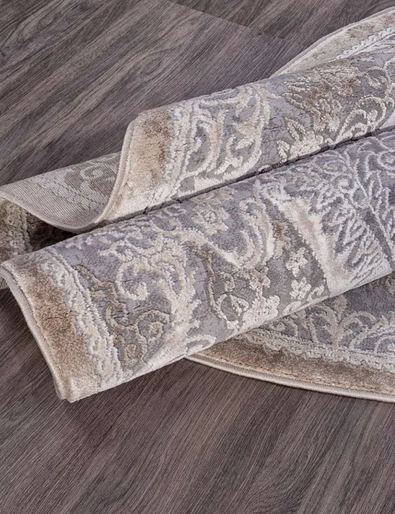 Ковер ARMINA 03880C - GREY / BROWN - Круг 2 на 2_preview_4