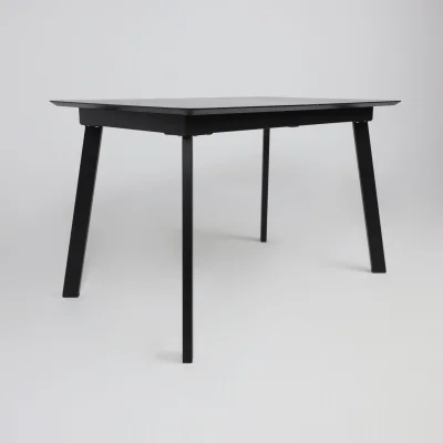 Стол AV 1209, HPL+МДФ,  раздвижной 1200 (1600)*800 Черный тунис /черный_14