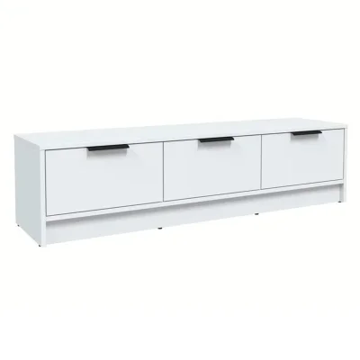 Тумба(ТВ) КОНЦЕПТ КТ-ТВ3-35, к.Белый/ф.Белый  (В348хШ1360хГ355мм) фотография