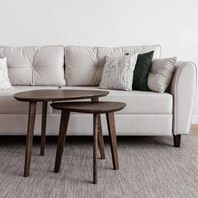 Стол журнальный DROOP-50, дуб мореный/мореный_2