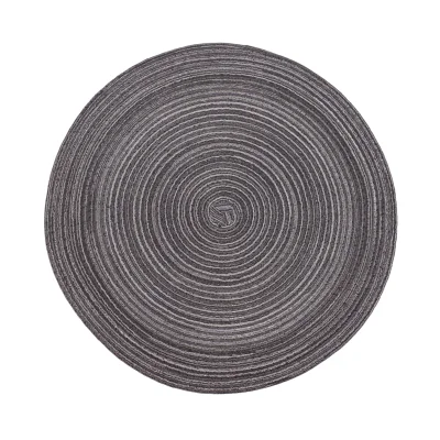 Подставка сервировочная JOY, круглая, темно-серый, 38см фотография