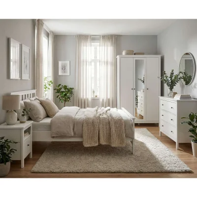 Спальня Сага, белый. Комплект №2_2