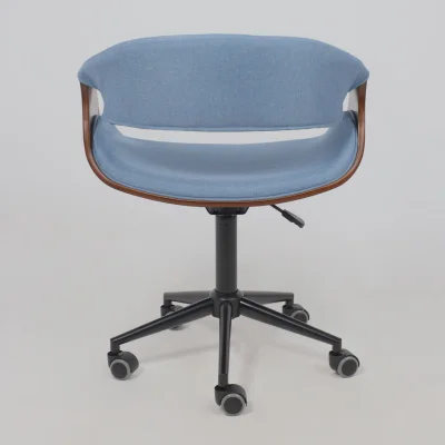 Кресло барное ANGARA, ткань, небесный XC188-26/черный. ECONOM_13