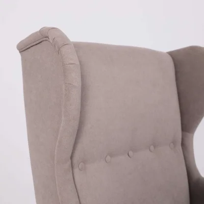 Кресло для отдыха Тойво Prince Taupe, бежевый (натуральные опоры) BY_10