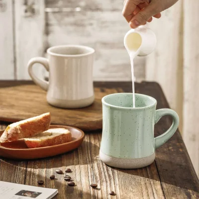 Кружка STONE CLAY, керамика, светло-зеленый, 8,5*12*10см_2