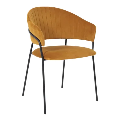 Стул AV 433, карри бархат Confetti chai tea/черный фотография