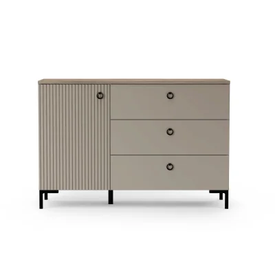 Н.м. "DOMENICA" тумба KOM1D3S, к.Глиняный серый+Дуб сильвержек ореховый/Глиняный серый_2