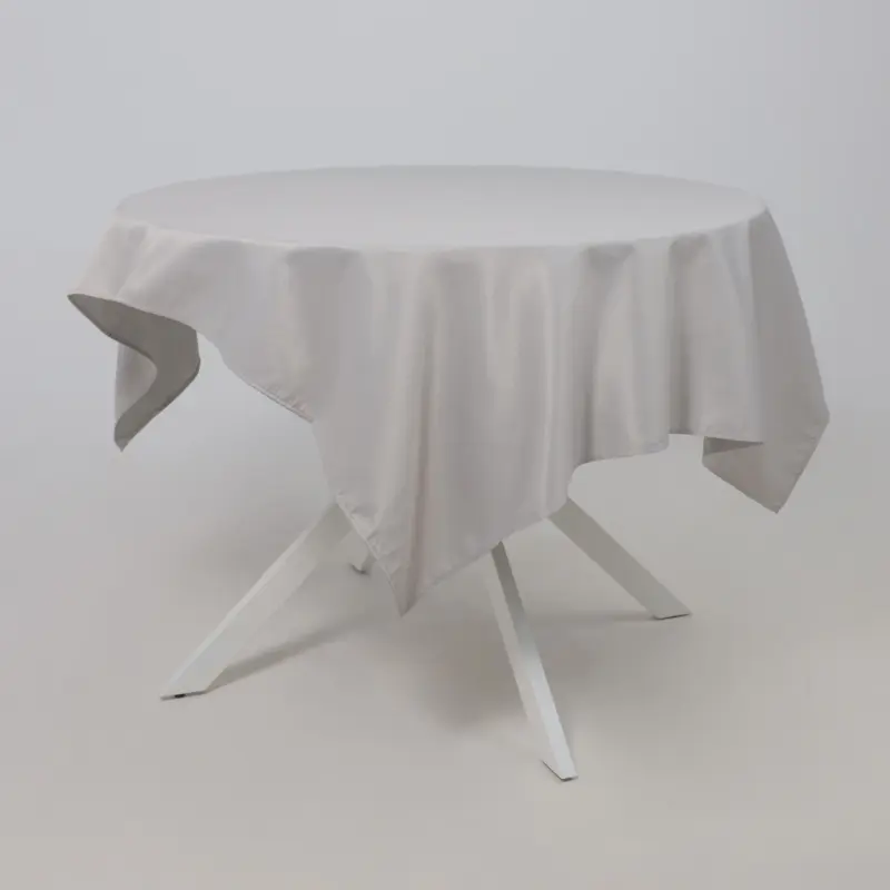 Скатерть грязеотталкивающая, круглая д.150см, полоска-елочка 2738, серый 010301_preview_6