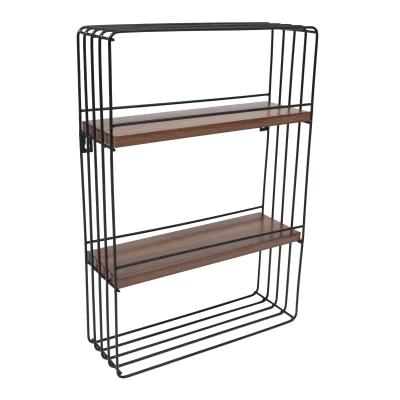 Полка навесная DAISY, черная фотография