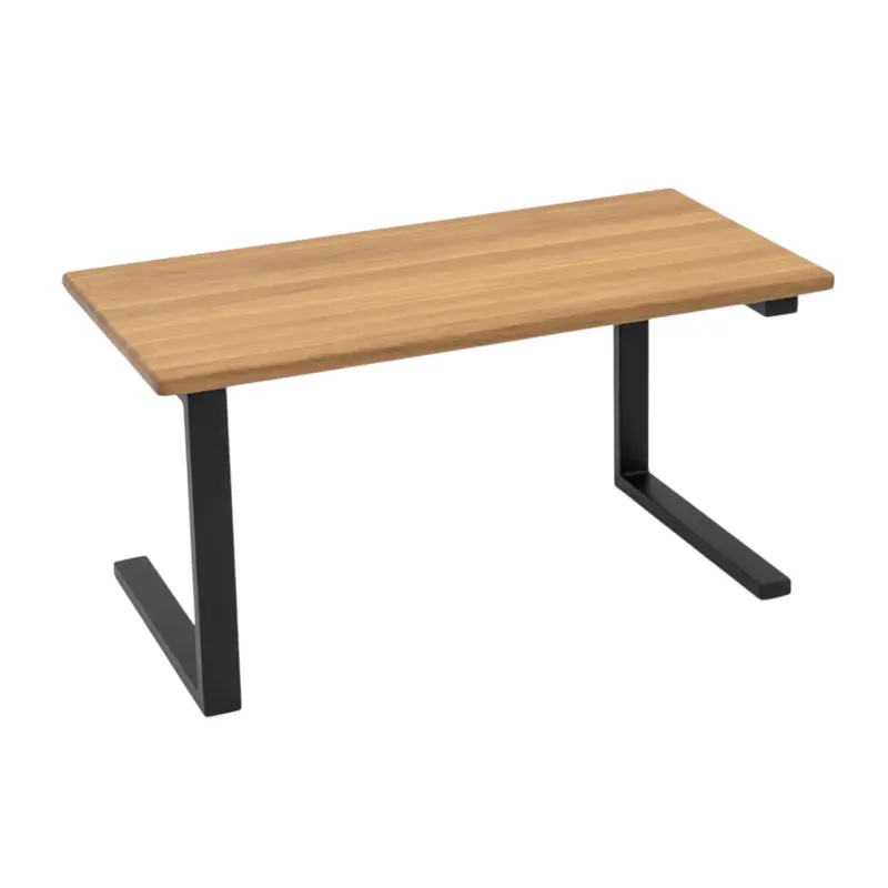 Стол журнальный BOX-TABLE ND, дуб натуральный/черный фотография