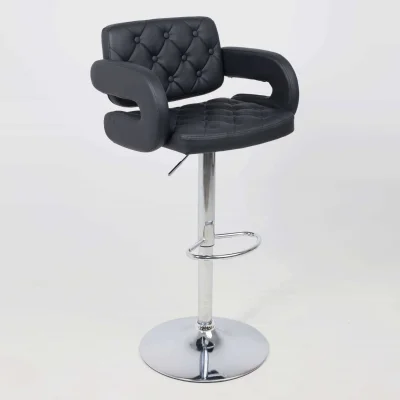 Кресло барное ELTON, экокожа, черный/хром_15