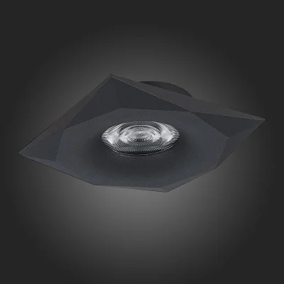 Св-к встр. Черный GU10 1*50W  L95xW95xH25 220V Без ламп Встраиваемые светильники_5