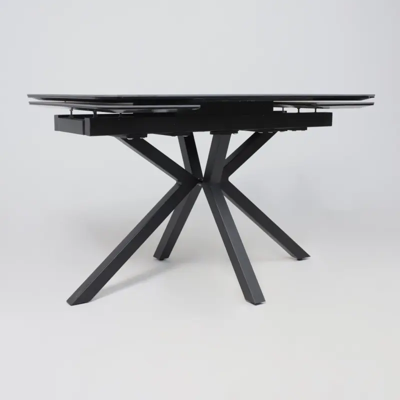 Стол РЕЙН NEW,керамика 0 кат. 1400(2040)*900, Камень черный Greys Black/Черный матовый_preview_13