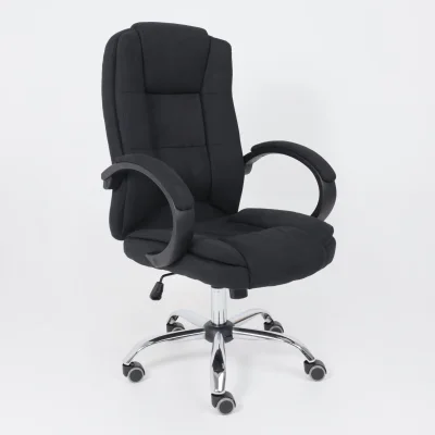 Кресло поворотное BILL, ткань, черный_4