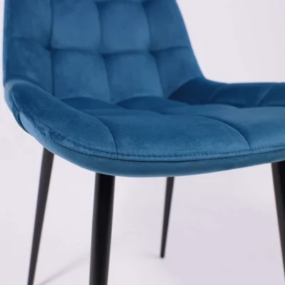 Стул AV 405, синий бархат H-58/черный_7