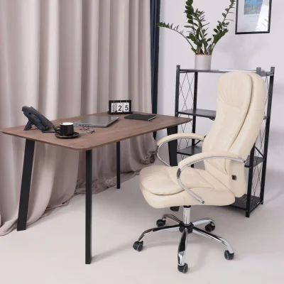 Кресло рабочее, поворотное RICHARD, кремовый_22