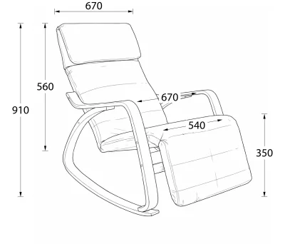 Кресло-качалка SMART, ткань, бежевый 864-9_19