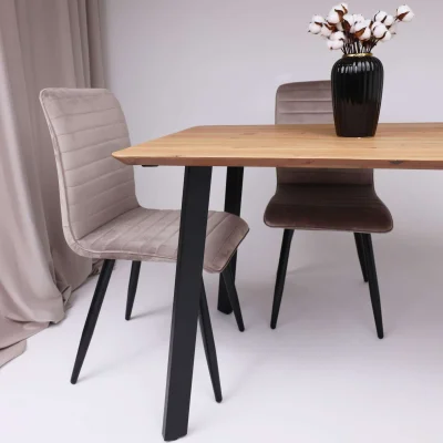 Стол МАЙОН, 130*80*74, дуб галифакс табак/черный (ПР-2 DSW (Т27) (02) КС-60)_4