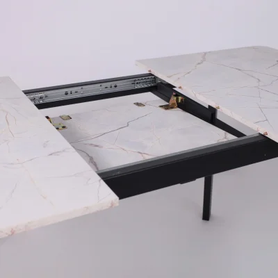 Стол AV 1209/1, ЛМДФ, раздвижной 1200(1600)*800 Азул Оникс/черный_13