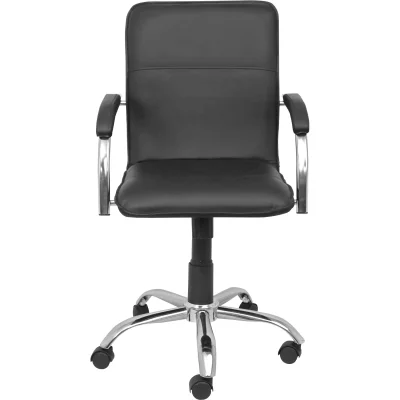 Кресло SAMBA AKS-2 Pegasso черный, мягкие подлокотники_2