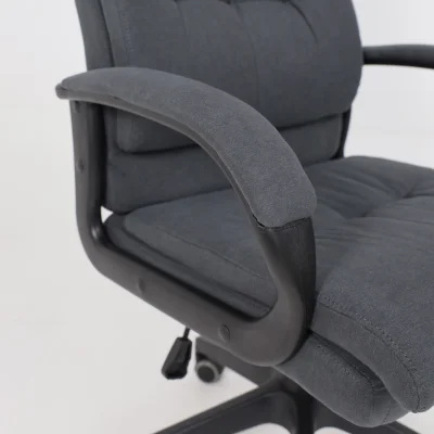 Кресло поворотное BUNNY, ткань, темно-серый_7