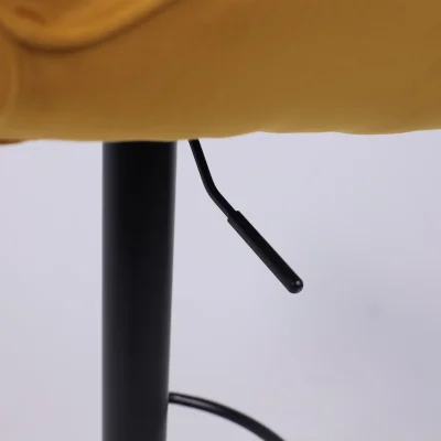 Кресло барное BERLIN GB, Velutto 56 горчичный велюр/черный_19