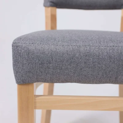 Стул КАМПАРИ, серая рогожка Шерлок 980/дуб светлый_7