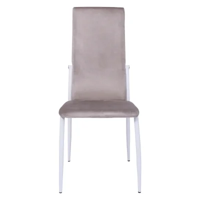 Стул DENVER, темно-бежевый велюр HLR-09/белый_2