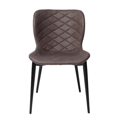 Стул AV 470, коричневая замша Kiprus 04/черный_2