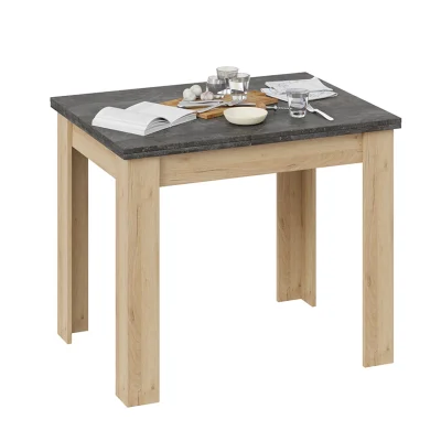 Стол раздвижной ПРОМО Тип 3, 900(1698)*670, ателье темный/дуб крафт золотой_2