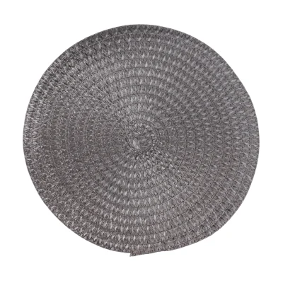 Подставка сервировочная GRACE, круглая, темно-серый, 38см фотография