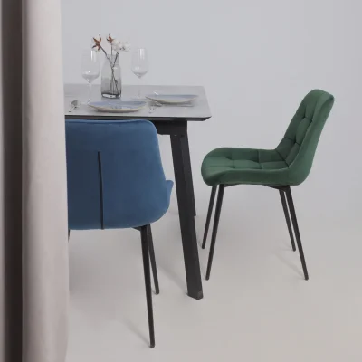 Стул AV 405, зеленый бархат Confetti deep forest/черный_3